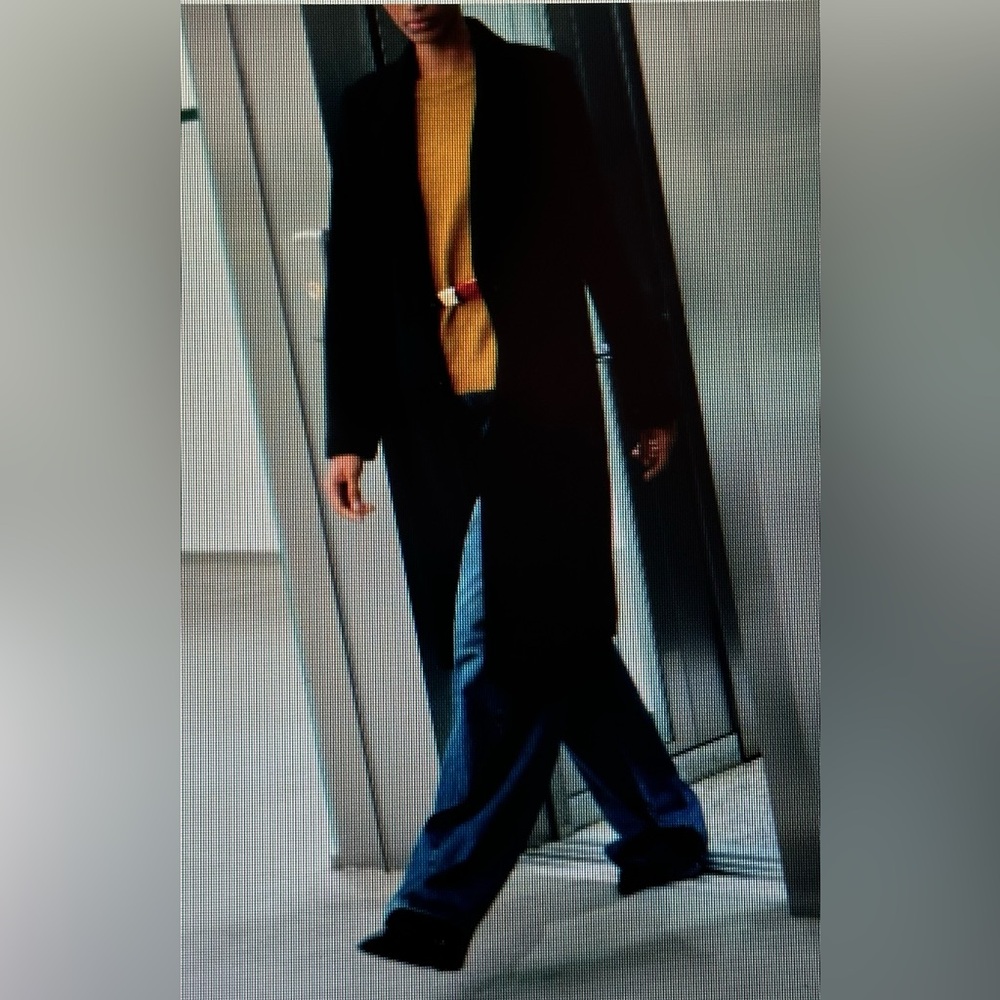 Zara.Manteco. Long wool blend coat. EUR L, US L.
